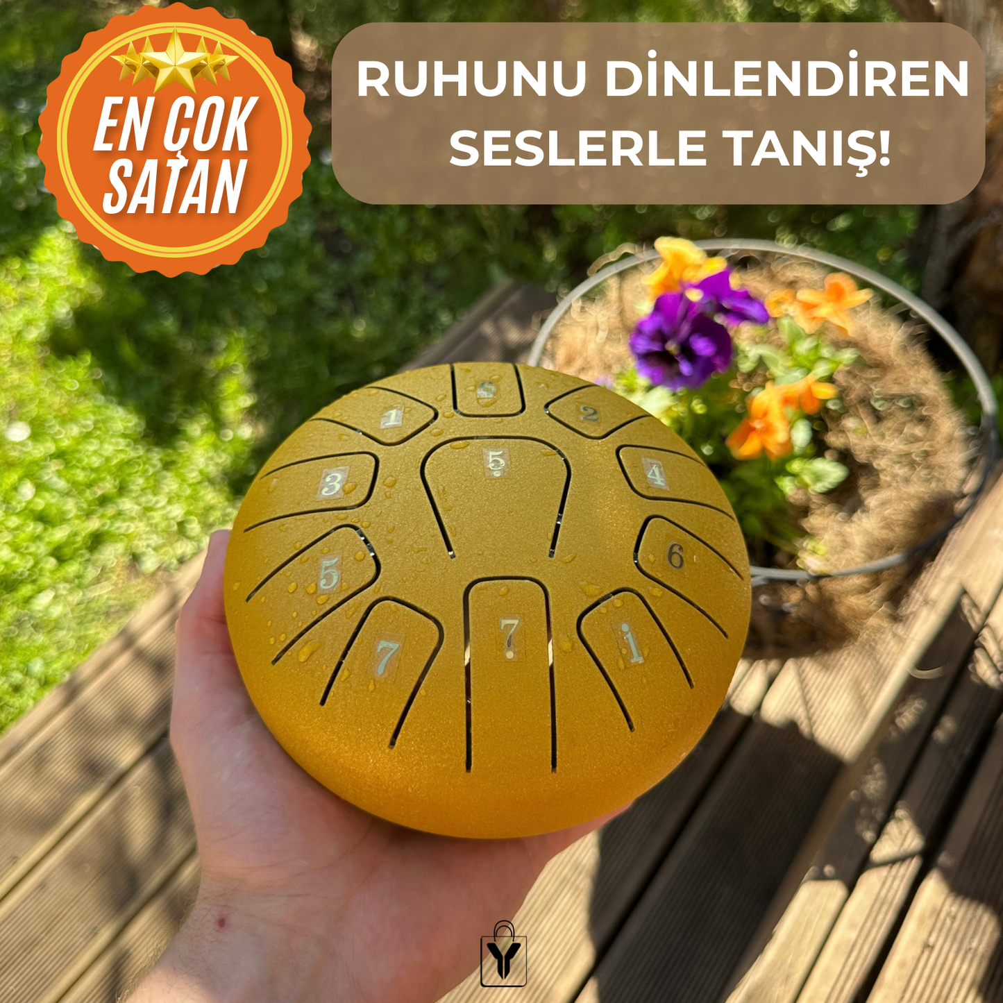 Yoga Meditasyon Anksiyete Çakra Doğal Ses Şifa Cihazı