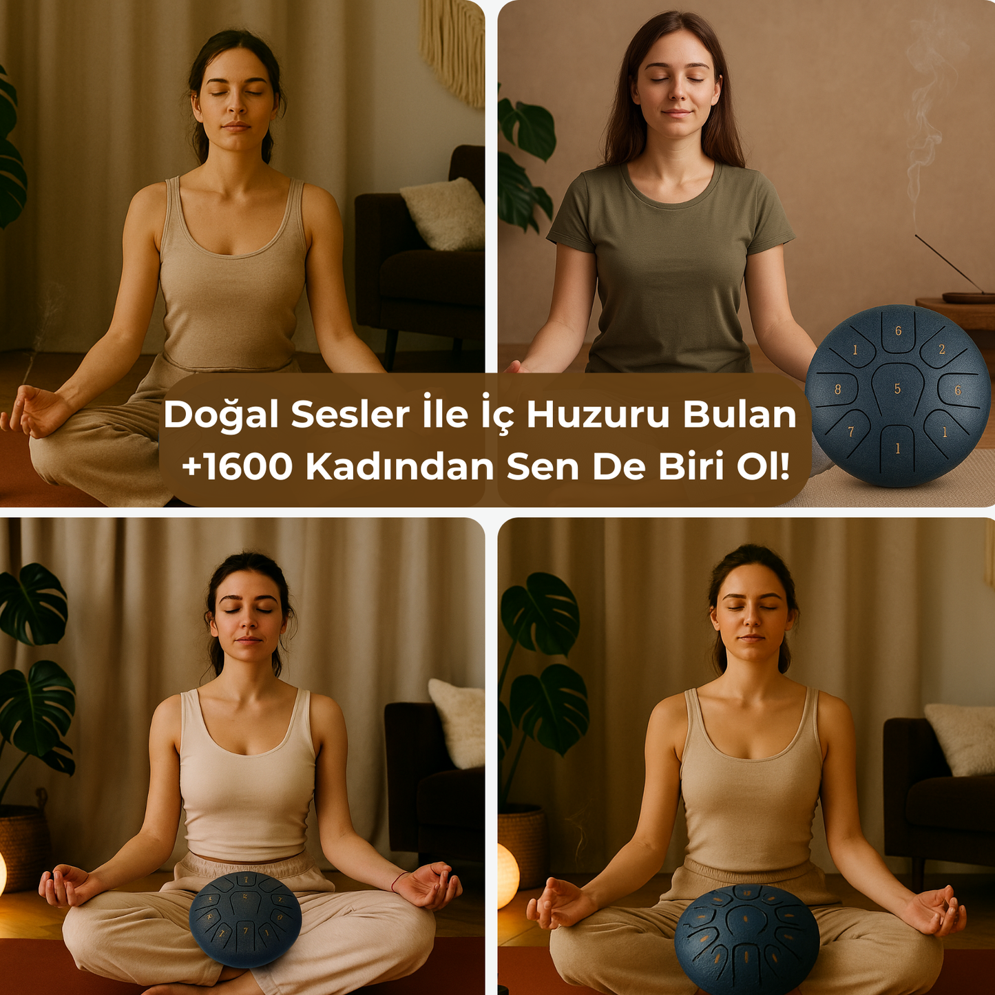 Yoga Meditasyon Anksiyete Çakra Doğal Ses Şifa Cihazı