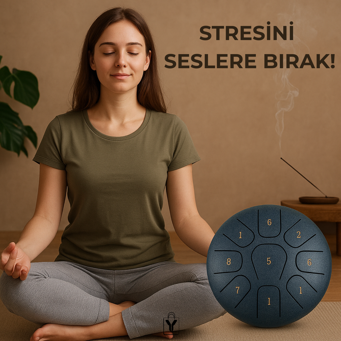 Yoga Meditasyon Anksiyete Çakra Doğal Ses Şifa Cihazı