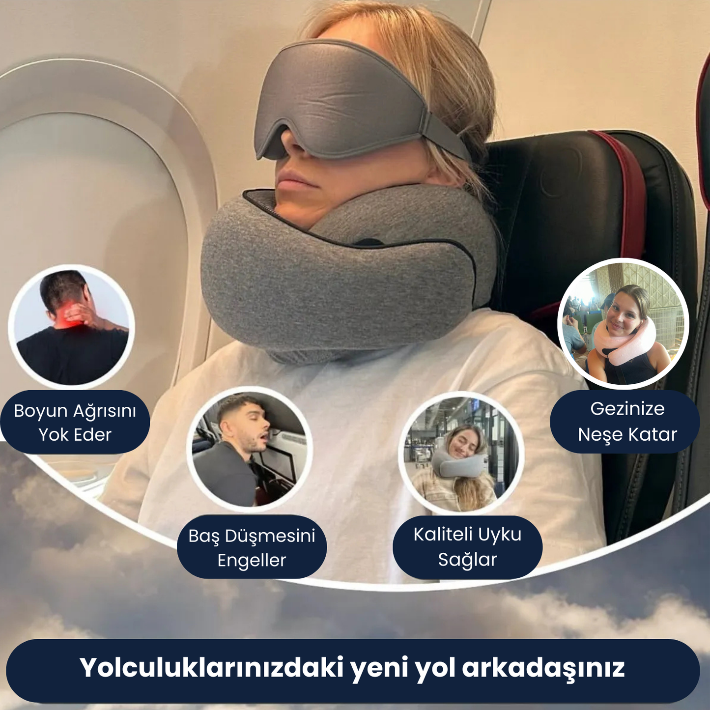 Konforlu Seyahat Yastığı